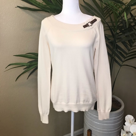 Ralph Lauren Buckle Women’s Sweater - Size: M/L - Picture 6 of 17